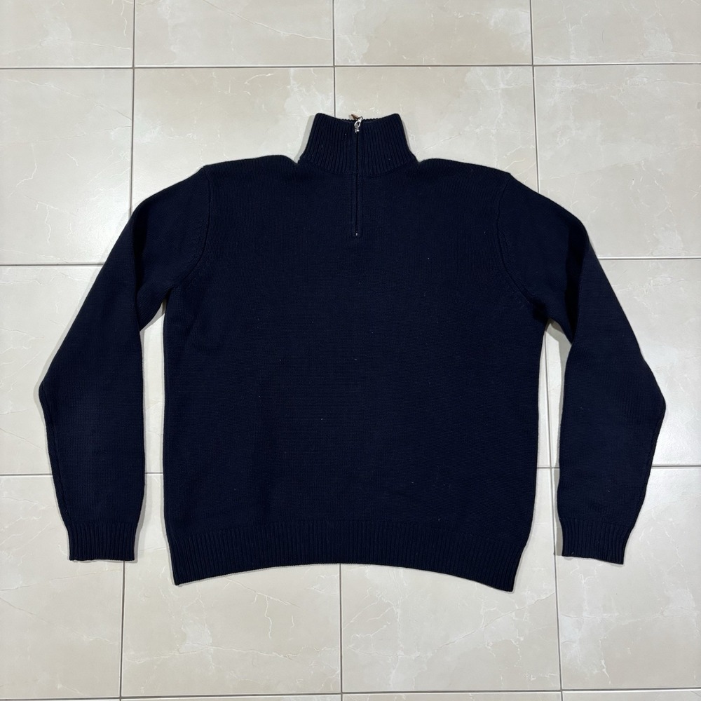 Vintage Polo Ralph Lauren 100% Cashmere 1/4 Zip Sweater Men's Small 90s Y2K Flaw